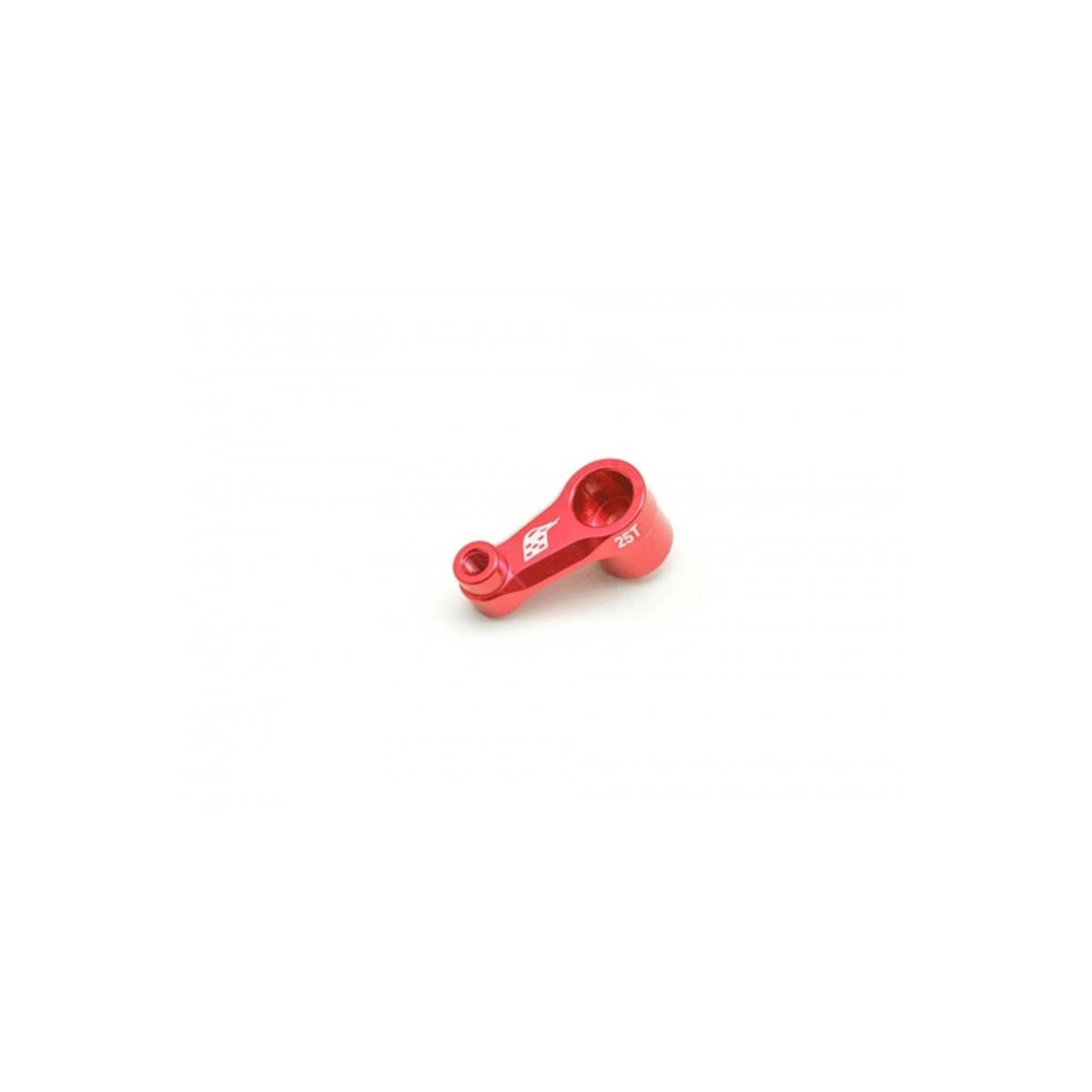 Boom Racing Aluminum Low Profile Short Servo Horn 25T Red...