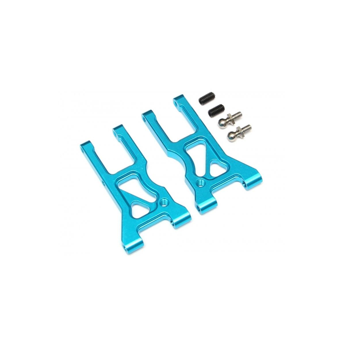 Boom Racing Aluminum Front Suspension Arm (2) Light Blue...