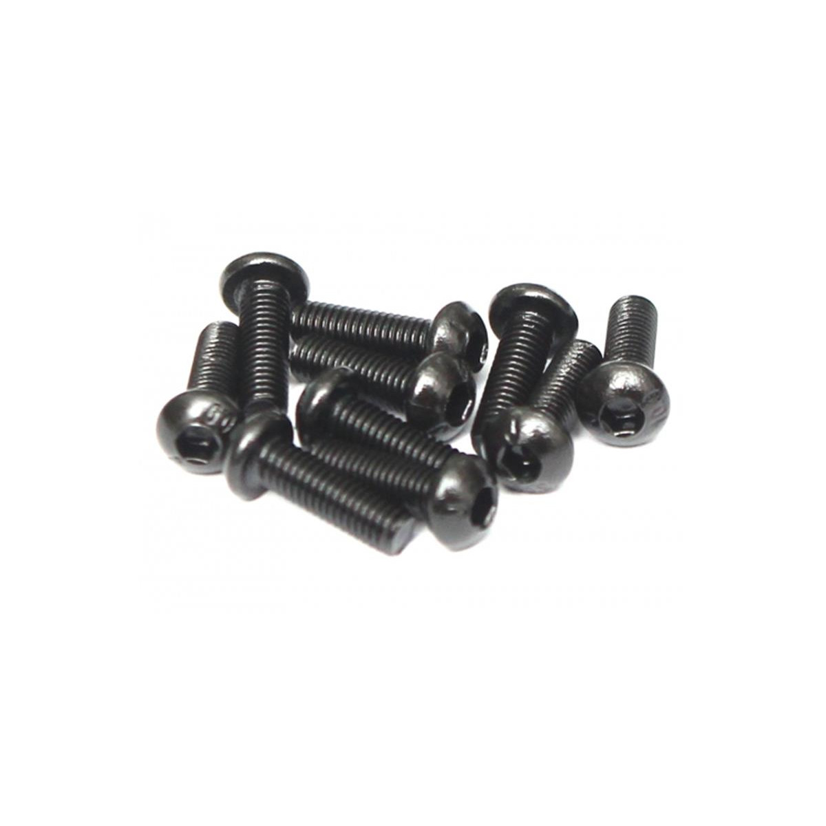 Boom Racing M3x10mm Round Head 12.9 Grade Nickel Plated...