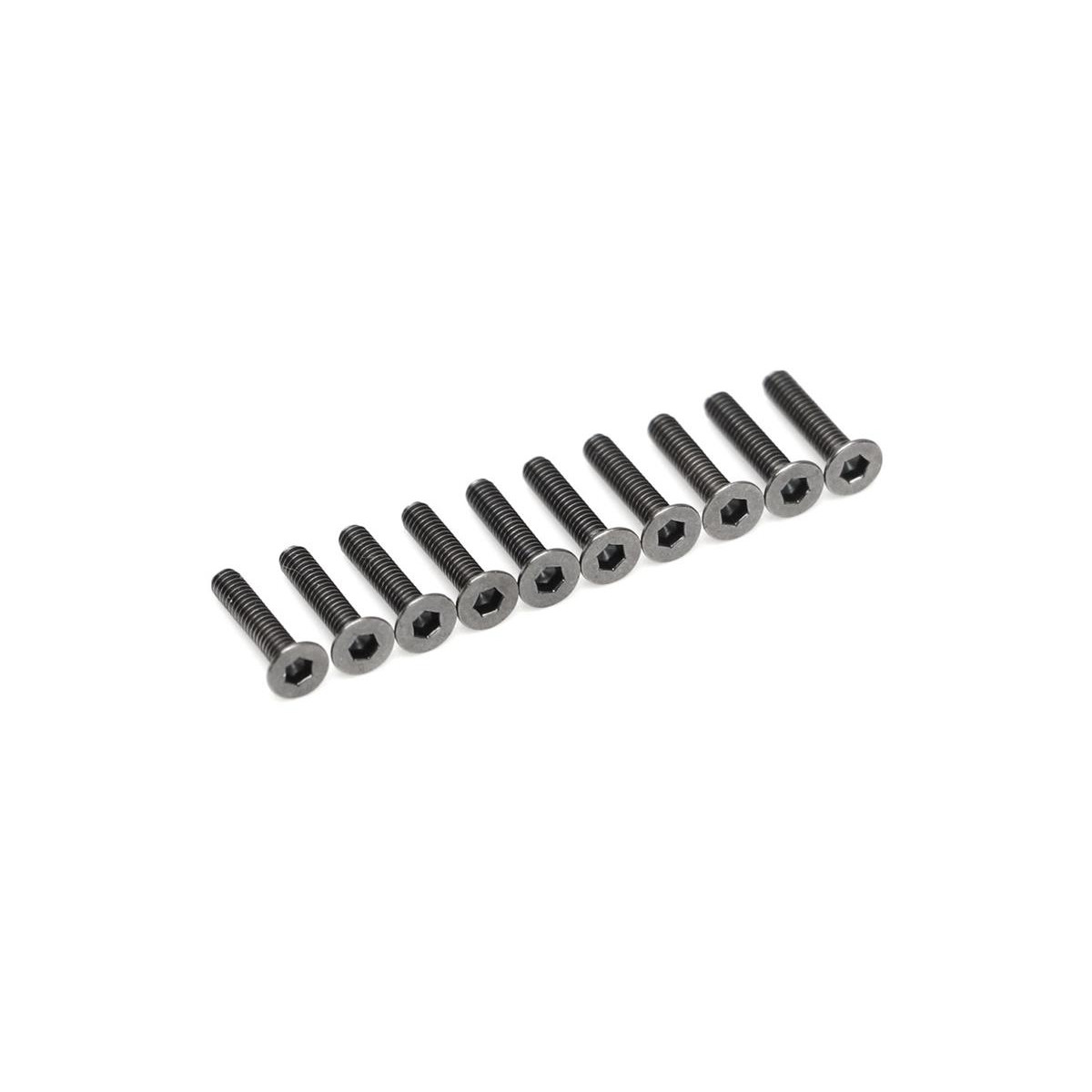 Boom Racing M2x10mm Counter Sunk Screw 12.9 Grade Nickel...