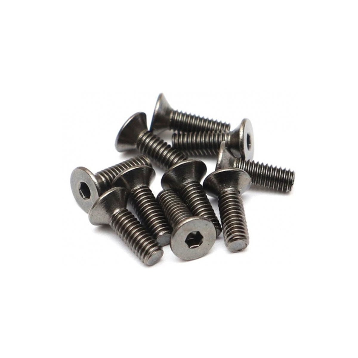 Boom Racing M2.5x8mm Counter Sunk Screw 12.9 Grade Nickel...