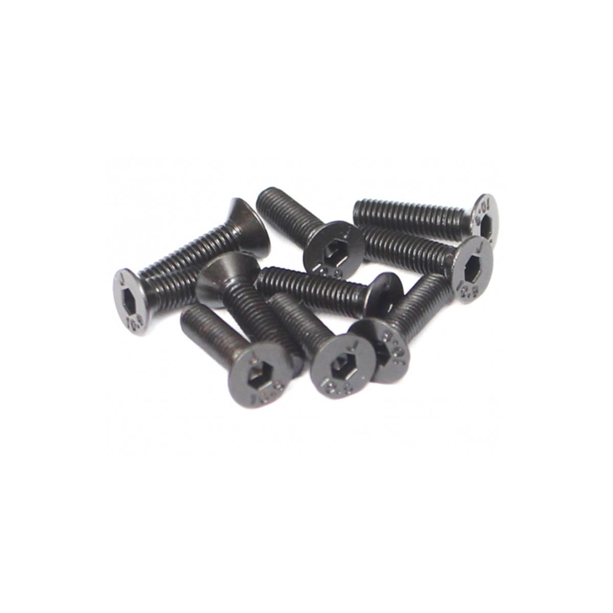 Boom Racing M3x12mm Counter Sunk Screw 12.9 Grade Nickel...