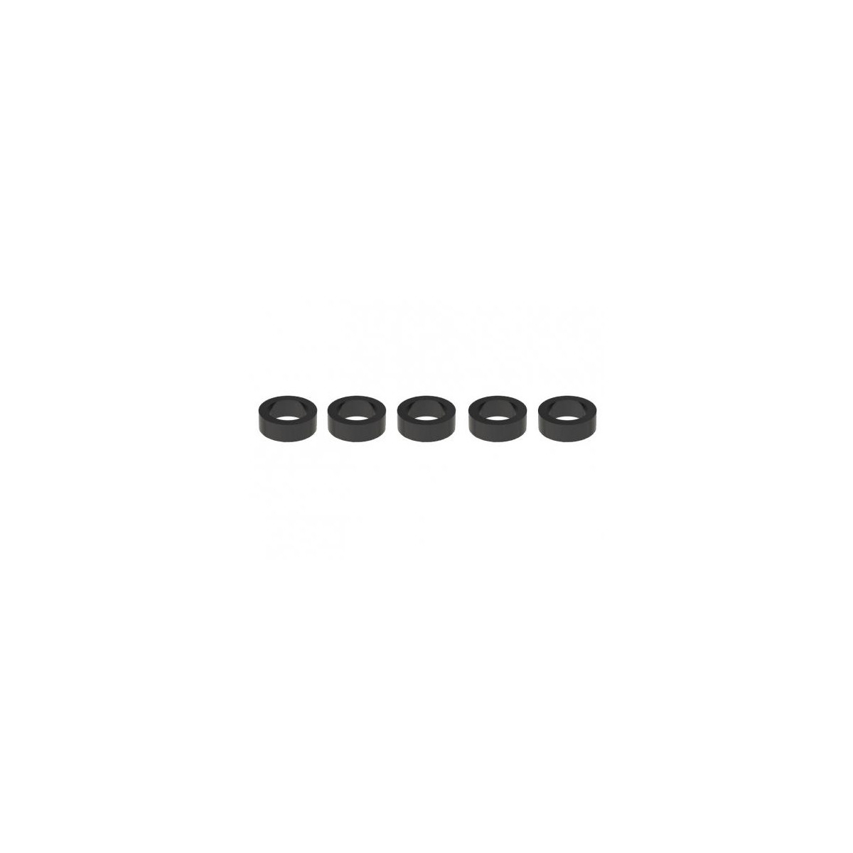 Boom Racing D5x8x2 Nylon Spacer Black (5) BRASSPD582/N