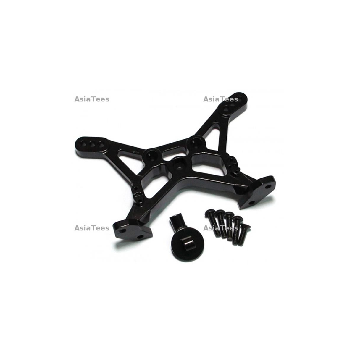 Boom Racing Aluminum Rear Shock Tower Black for Team...