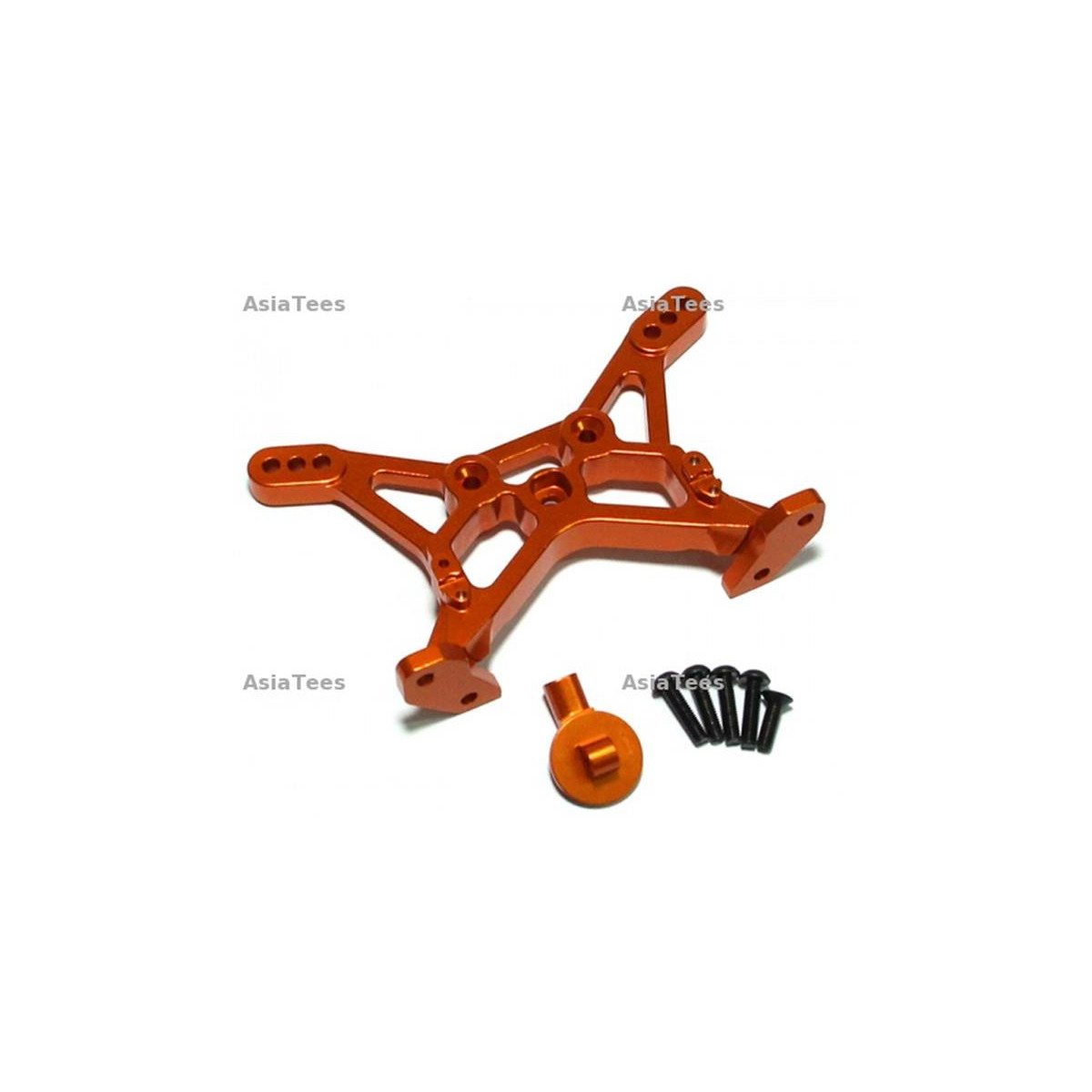 Boom Racing Aluminum Rear Shock Tower Orange for Team...