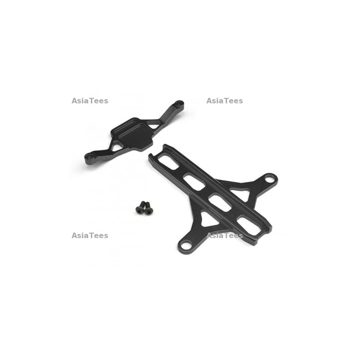 Boom Racing Aluminum Upper Deck Black for Team Associated...