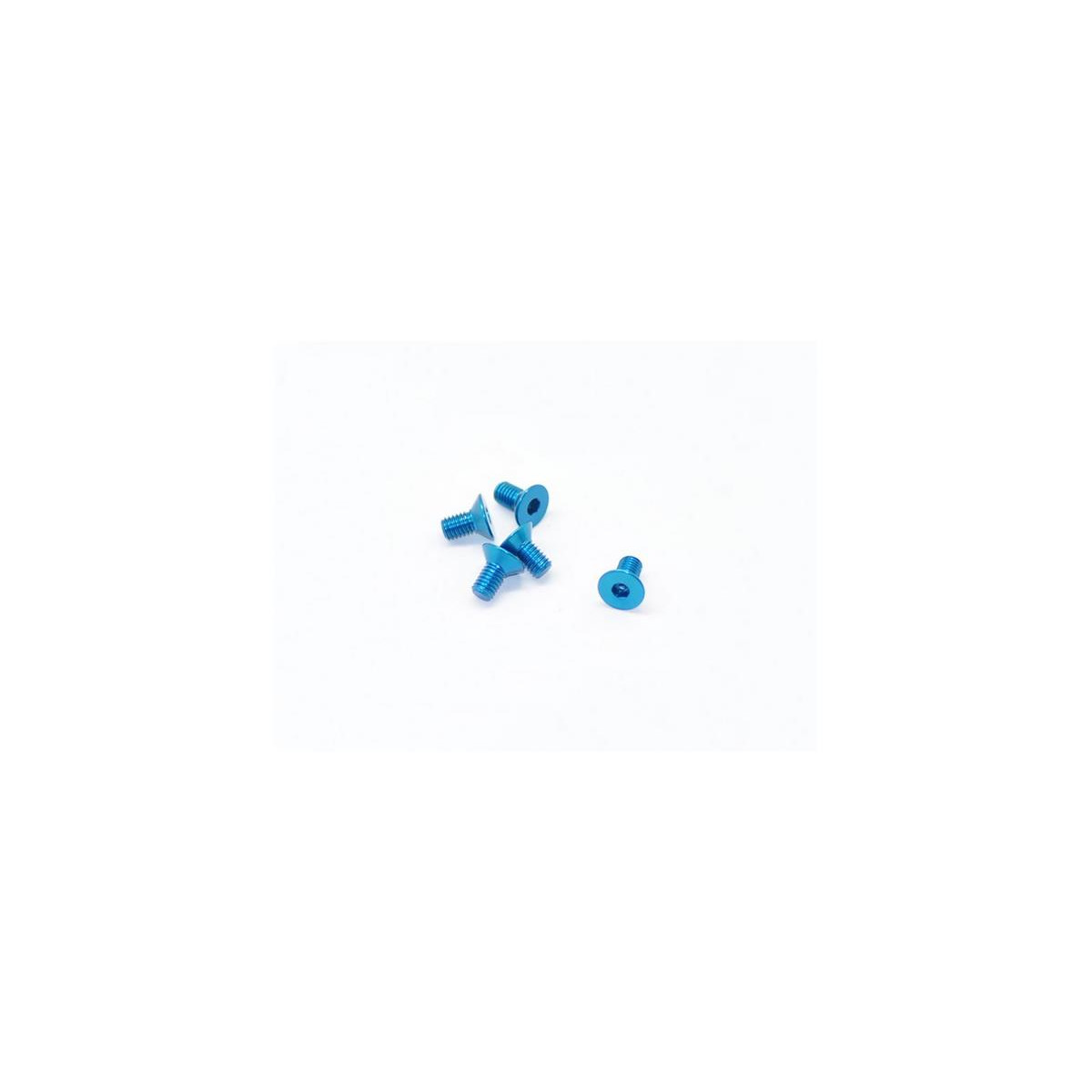 Arrowmax Alu Screw all Countersunk M3X6 Blue (7075) (5)...