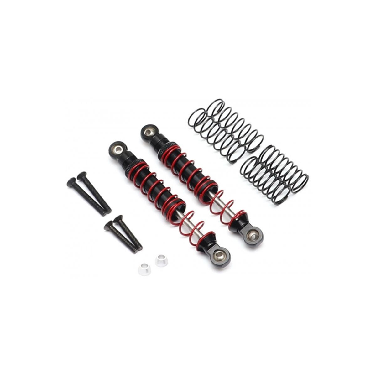 Boom Racing Rear Aluminum Double Spring Shocks 80mm w/...