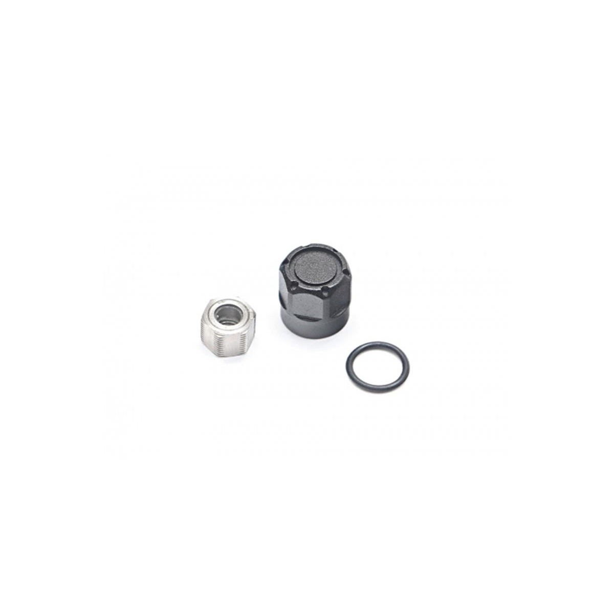 Boom Racing Alum Wheel Center Cap - S100 (1) Black (XT6...