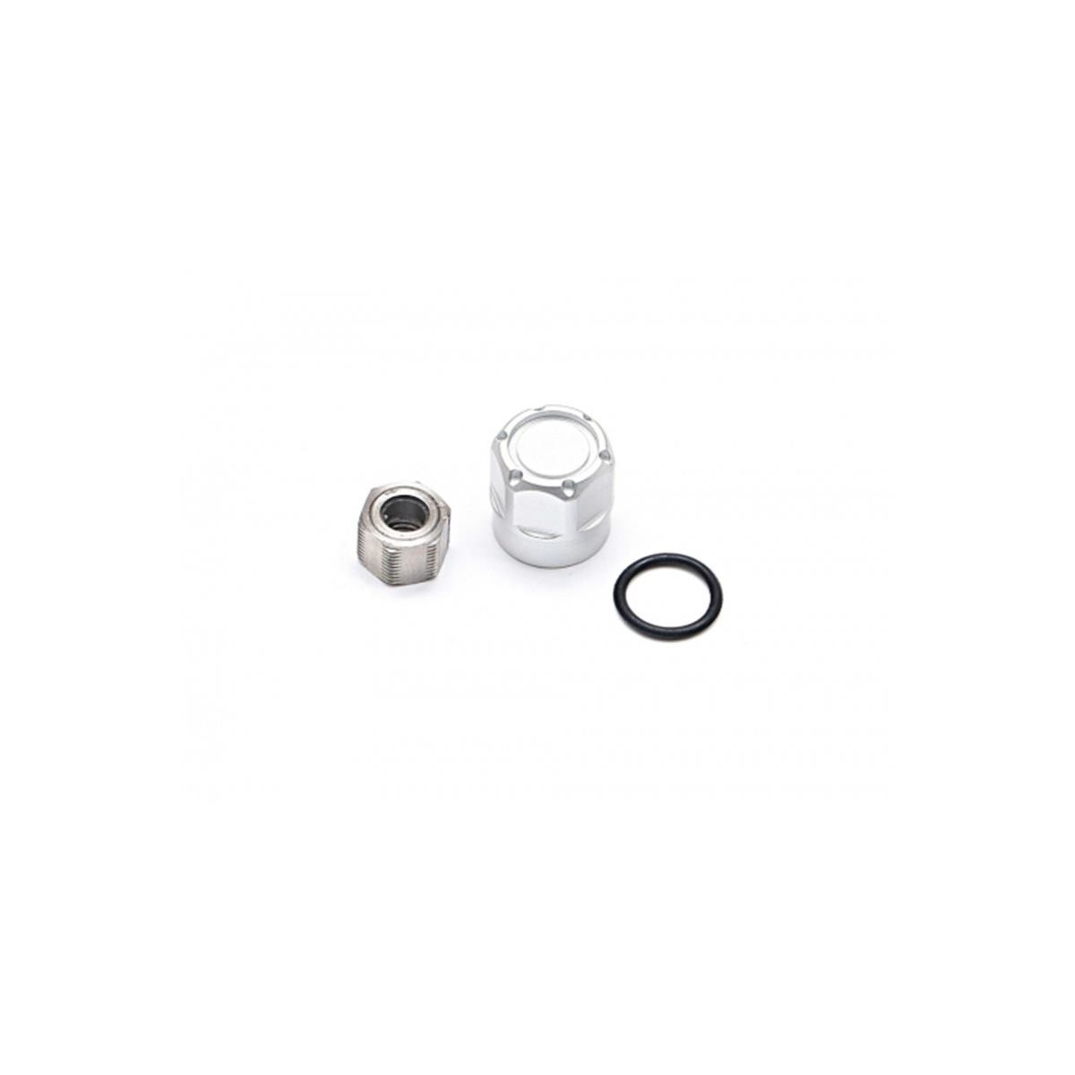 Boom Racing Alum Wheel Center Cap - S100 (1) Silver (XT6...