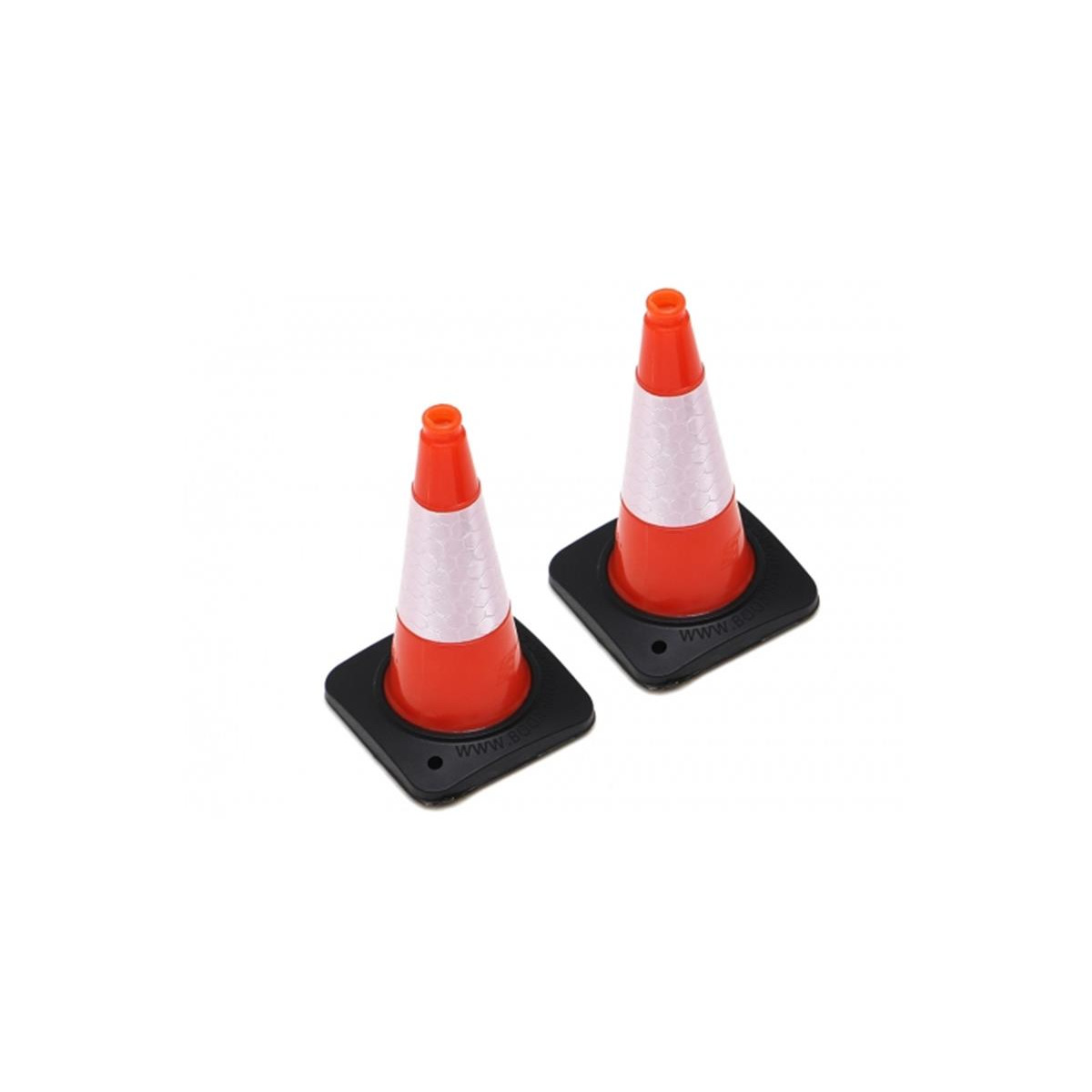 Boom Racing 1/10 Rubber Traffic Cone with Reflective...