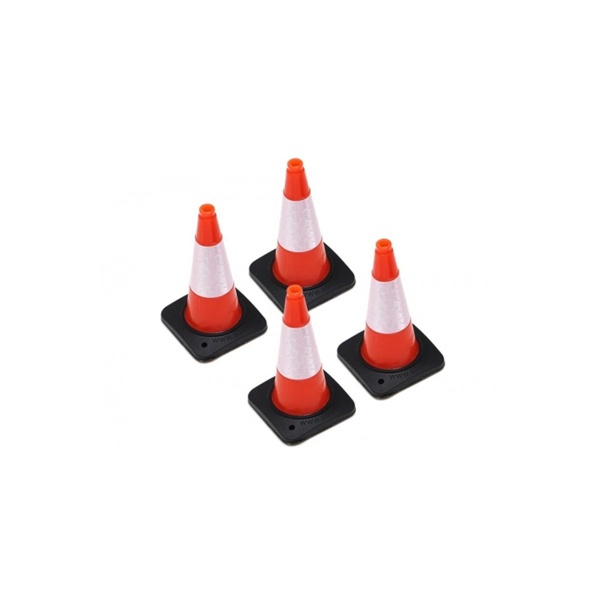 Boom Racing Rubber Traffic Cone w/ Reflective Decal Trail...