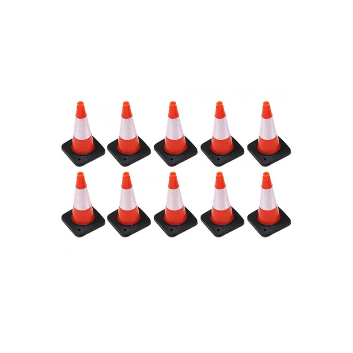 Boom Racing Rubber Traffic Cone w/ Reflective Decal Trail...