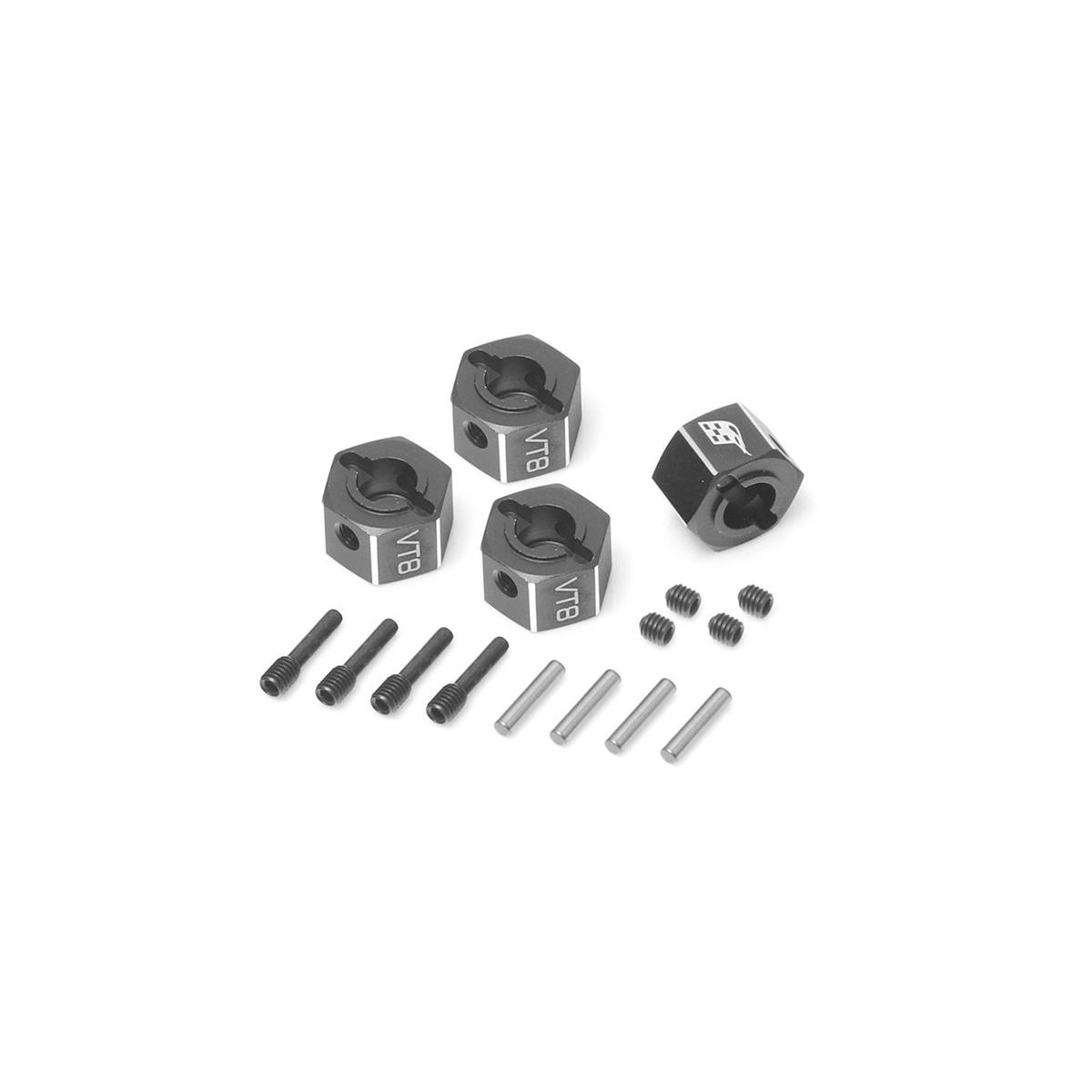 Boom Racing ProBuild VT8 Aluminum 12mm Hex (for 6mm...