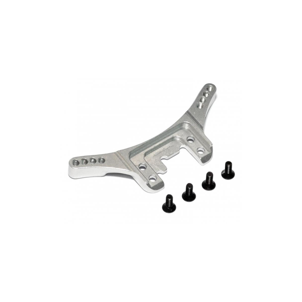 Boom Racing Aluminium Front Shock Tower - 1 Pc Silver for...