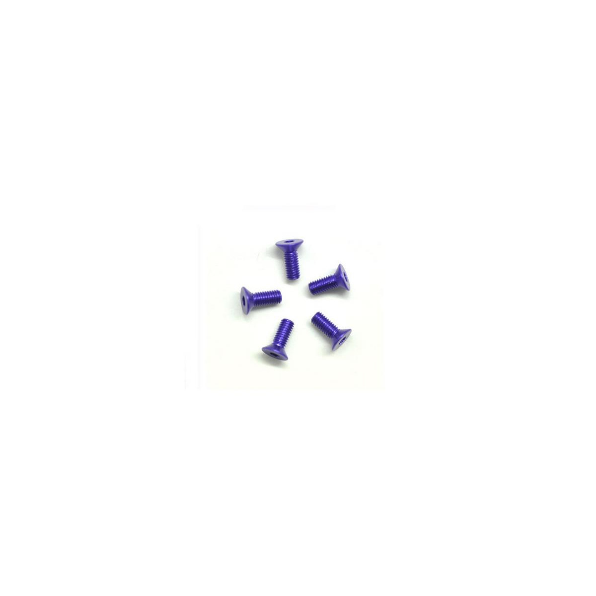 Arrowmax Alu Screw All Countersunk M3X8 Purple (7075)...