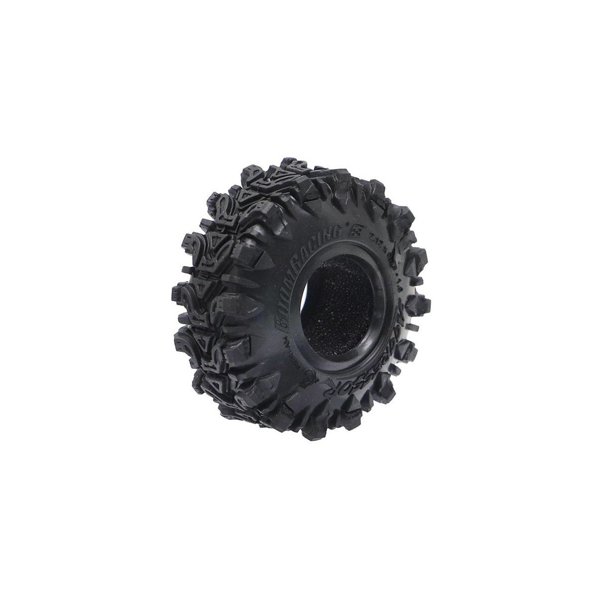 Boom Racing 1.0" Aggressor Scale RC Tire GEKKO Black...