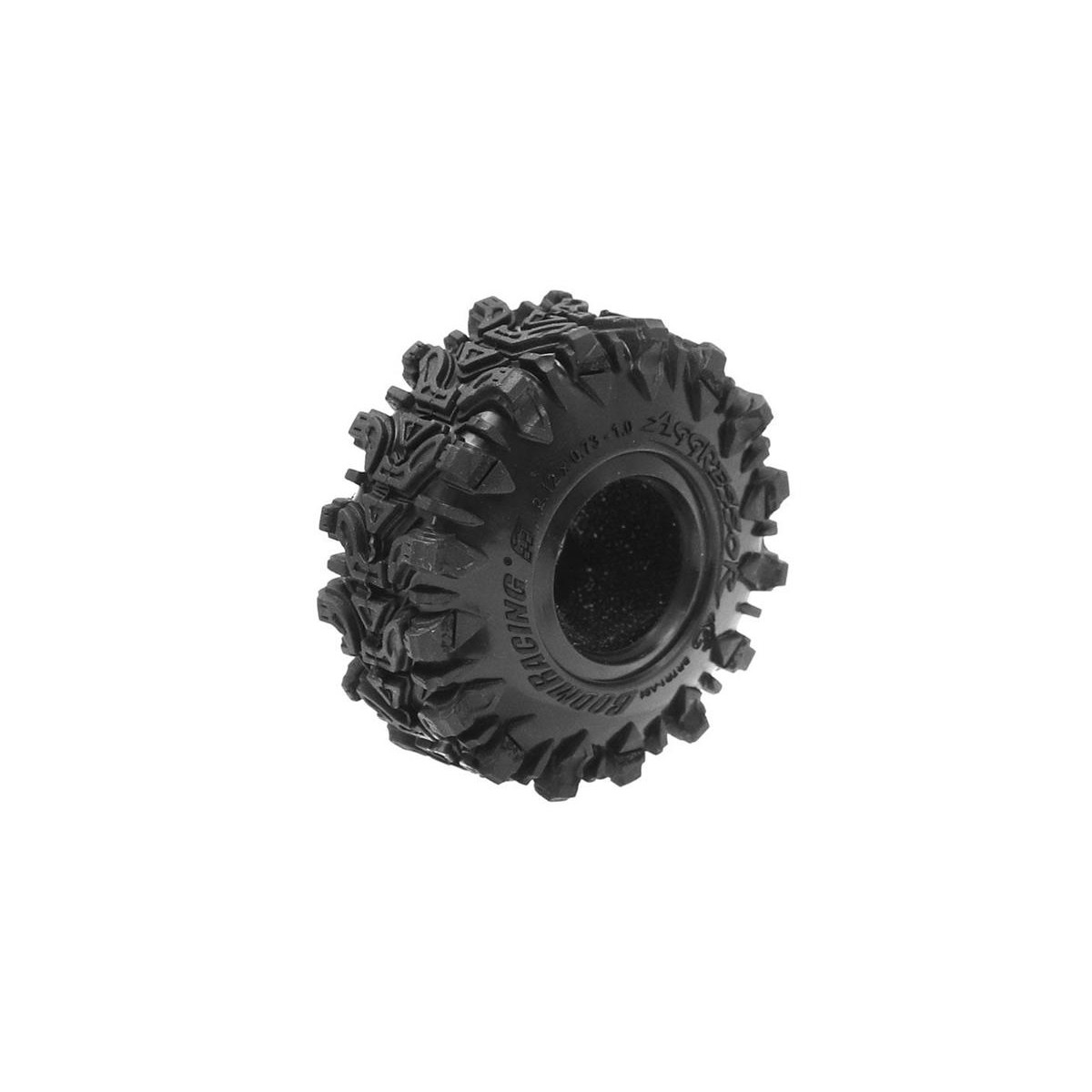 Boom Racing 1.0" Aggressor Scale RC Tire GEKKO Red...