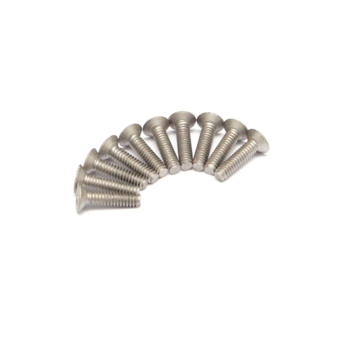 Boom Racing Titanium M2 x 8 Countersunk(Flat) Hex Screws...