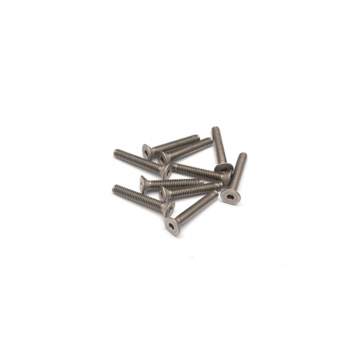 Boom Racing Titanium M4 x 25mm Countersunk(Flat) Hex...