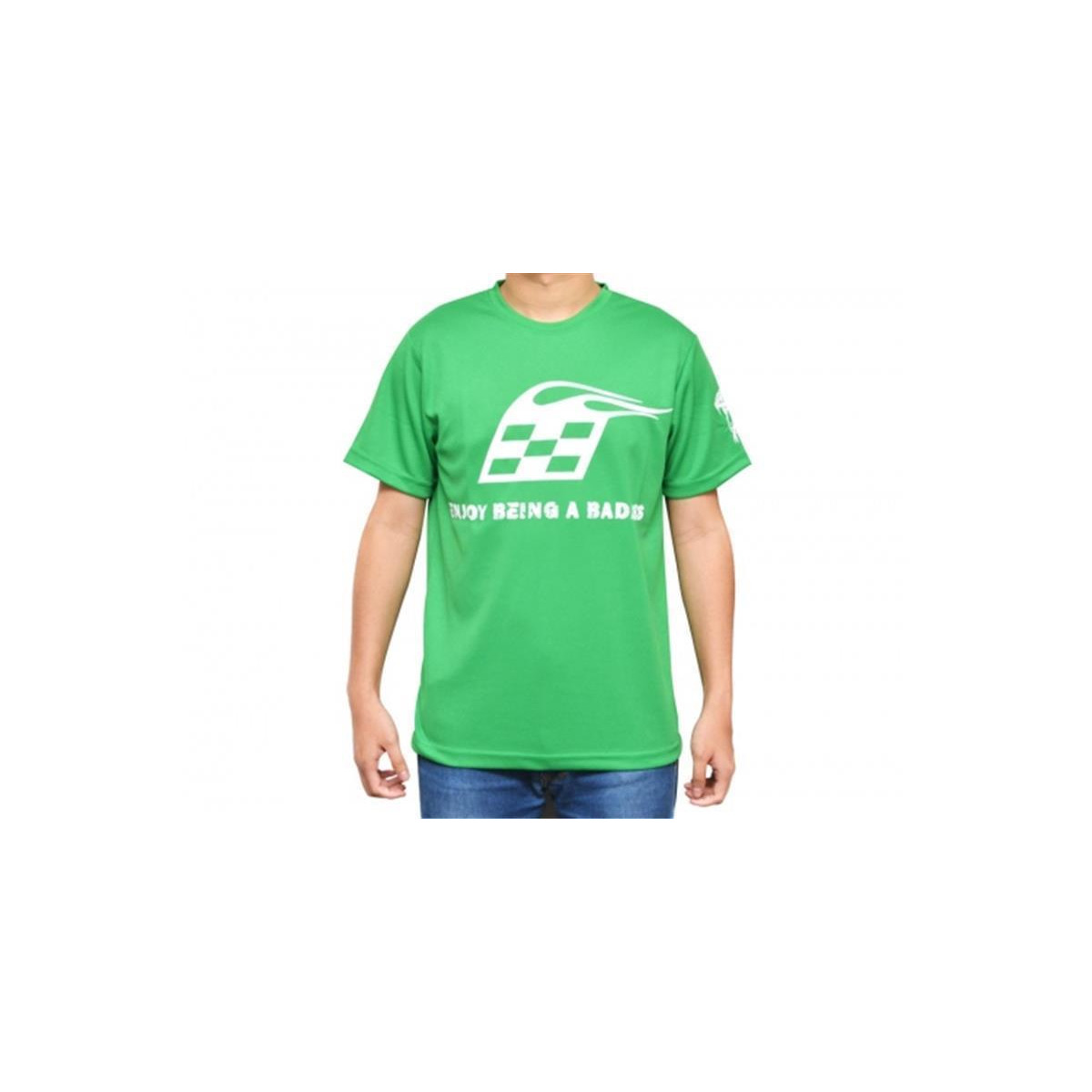 Boom Racing Teamwear Round Neck T-Shirt Medium (M) Green...