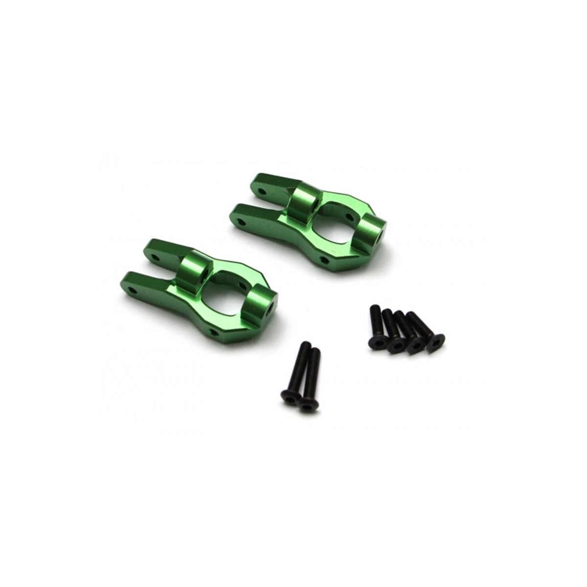 Boom Racing Aluminum  Caster Blocks -1 Pair Green for...