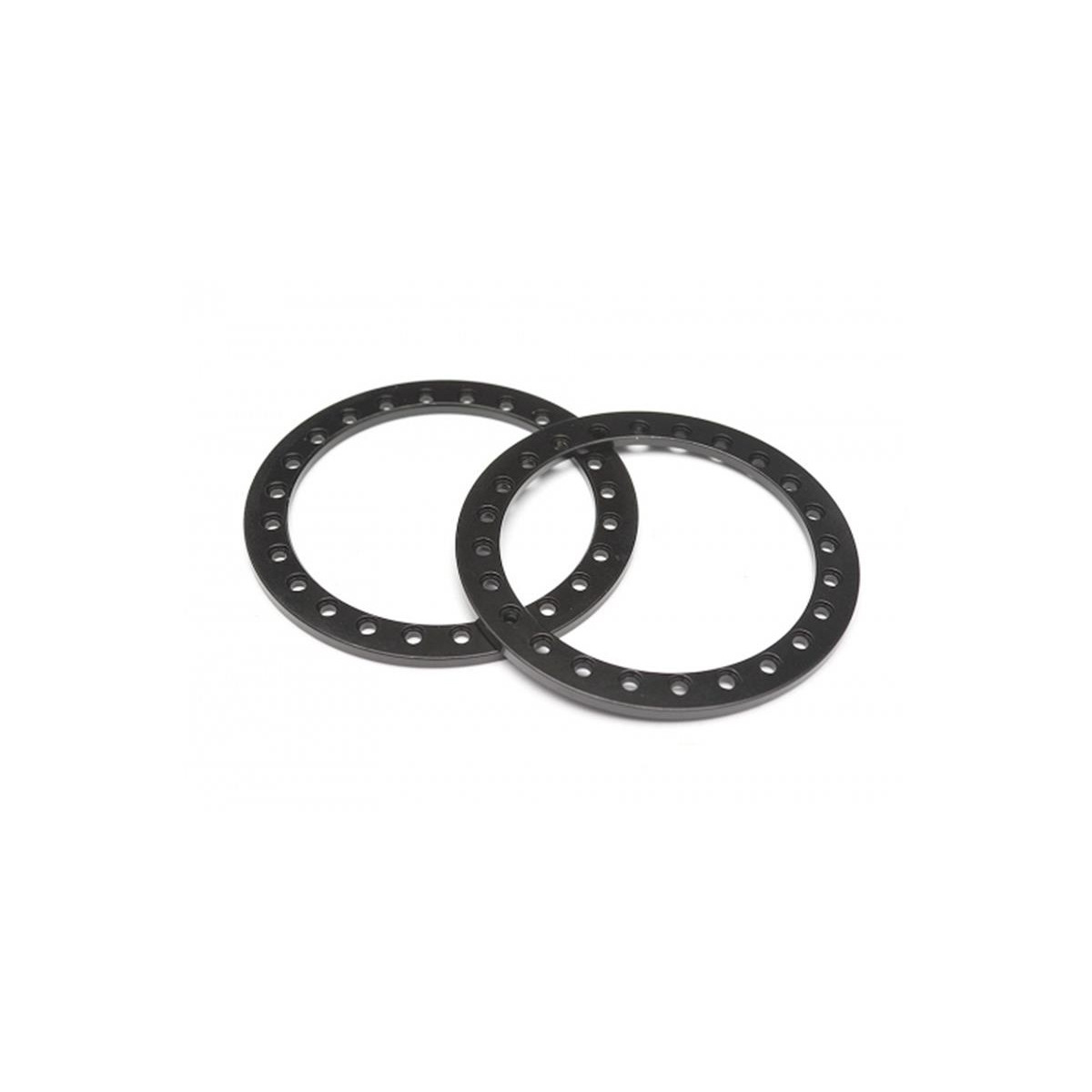 Boom Racing KRAIT 1.9 Aluminum Beadlock Ring (2) Black...