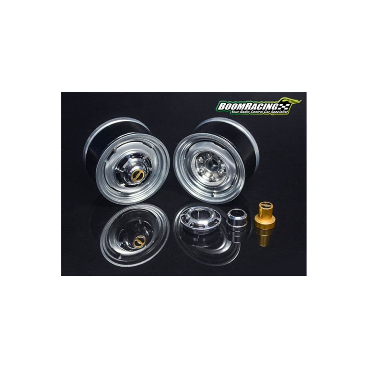 Boom Racing 1.55 Yota LC Classic Front Beadlock Wheels...