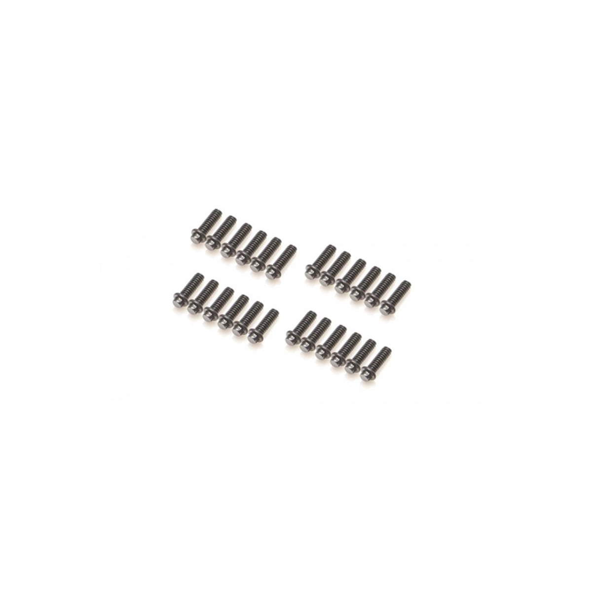 Boom Racing M1.6x5mm Scale Hex Bolt Screws (24) Black...