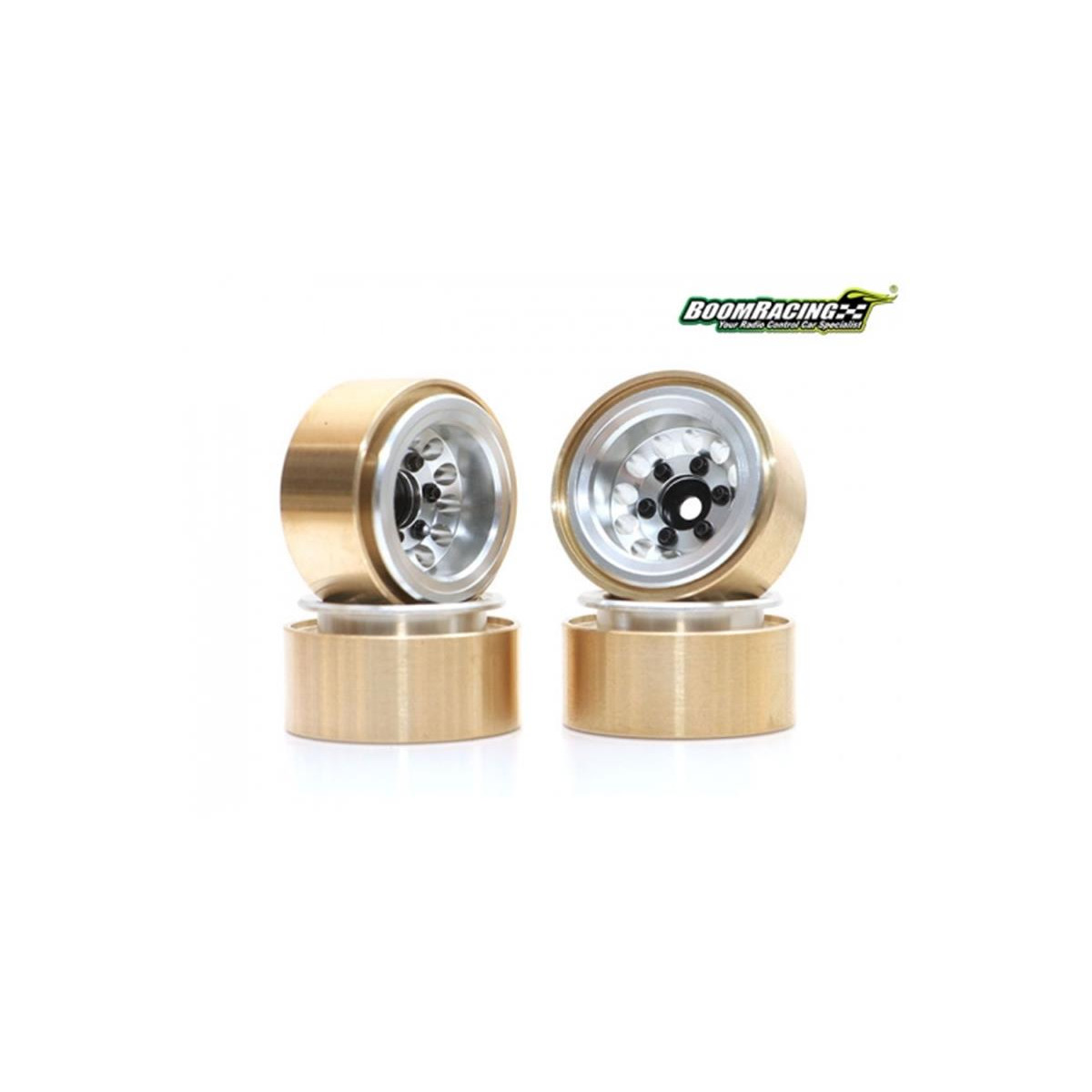 Boom Racing KRAIT 1.0" Terra Beadlock Wheel w/ Brass...