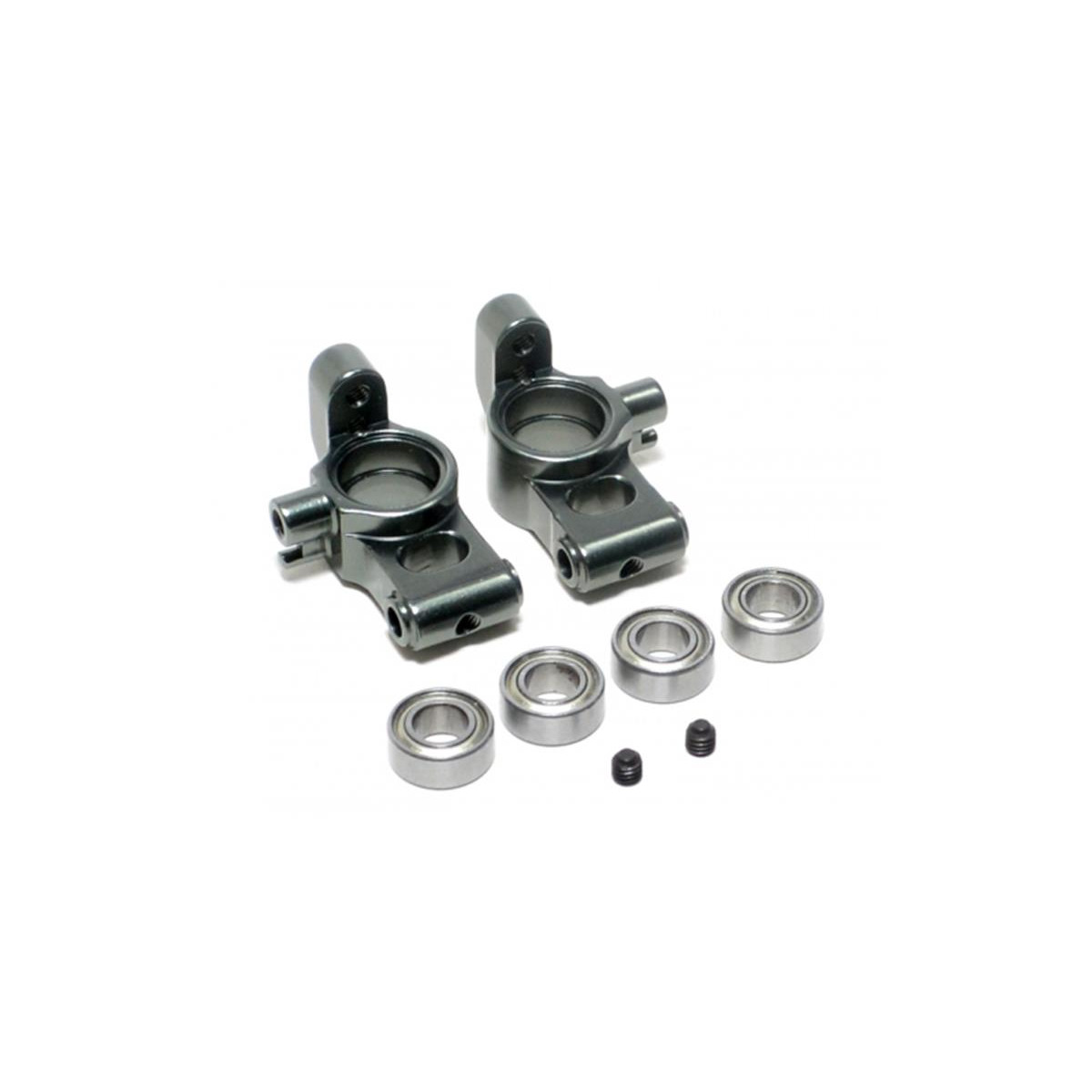 Boom Racing Aluminum Rear Hubs With Bearings Gun Metal...