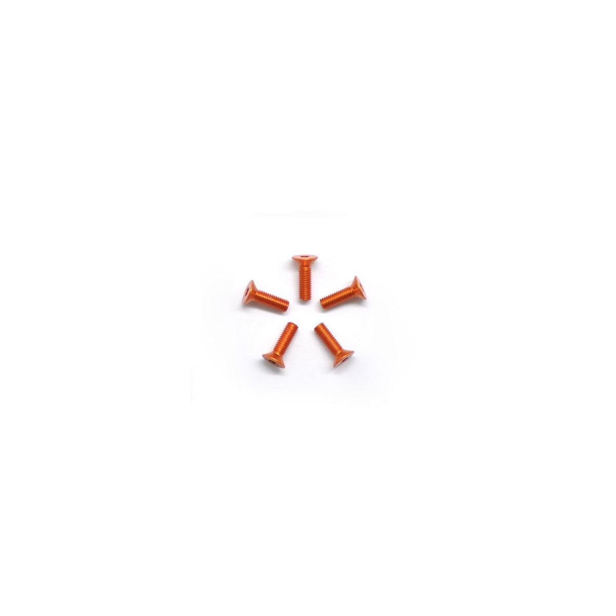 Arrowmax Alu Screw all Countersunk M3X10 Orange (7075)...