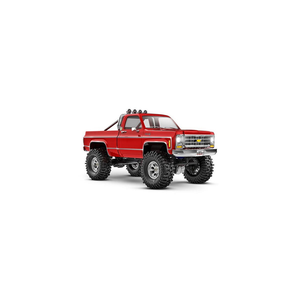 Traxxas TRX97064-1RED TRX-4M Chevy K10 4x4 lifted rot...