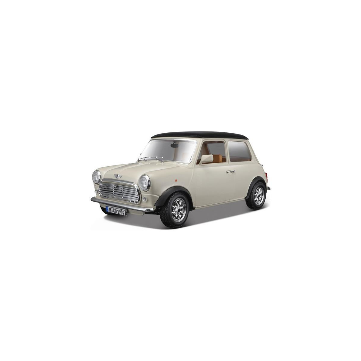 Bburago Mini Cooper 1969 1:18 Creme BUR-BB18-12036BE