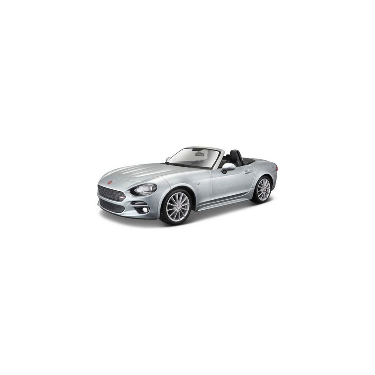 Bburago Plus Fiat 124 Spider 1:24 silbermetallic...