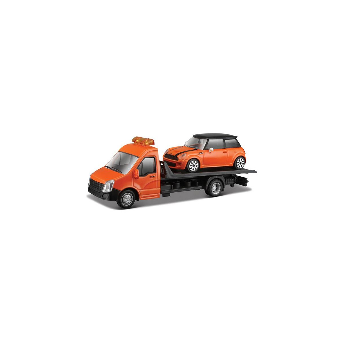 Bburago Abschleppwagen mit Mini Cooper S BUR-BB18-31405