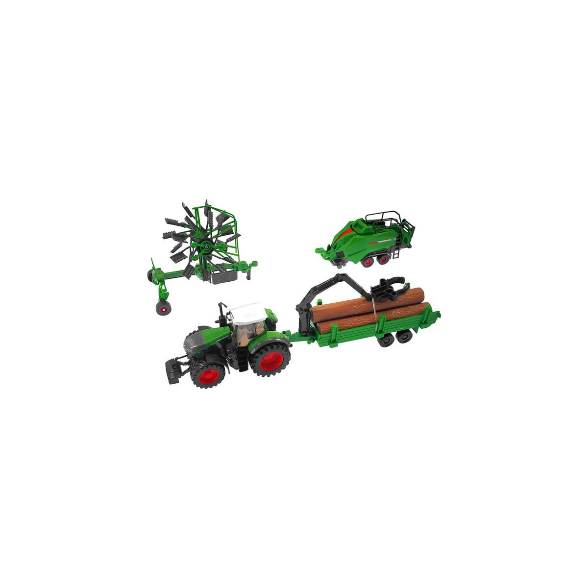 Bburago Fendt 1050 Vario mit Zubehör (Geschenkbox)...