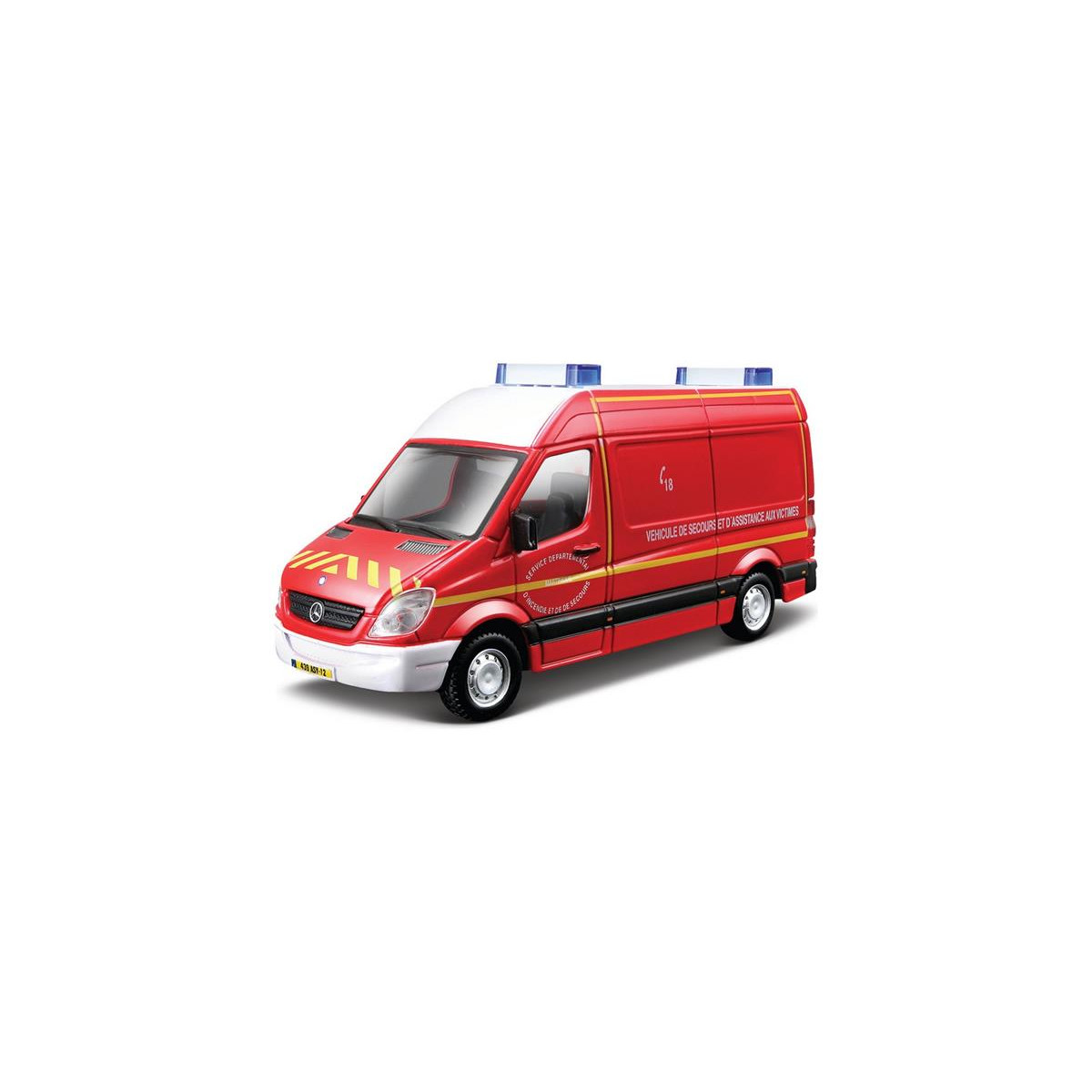 Bburago Mercedes-Benz Sprinter 1:50 rot - Feuerwehr...