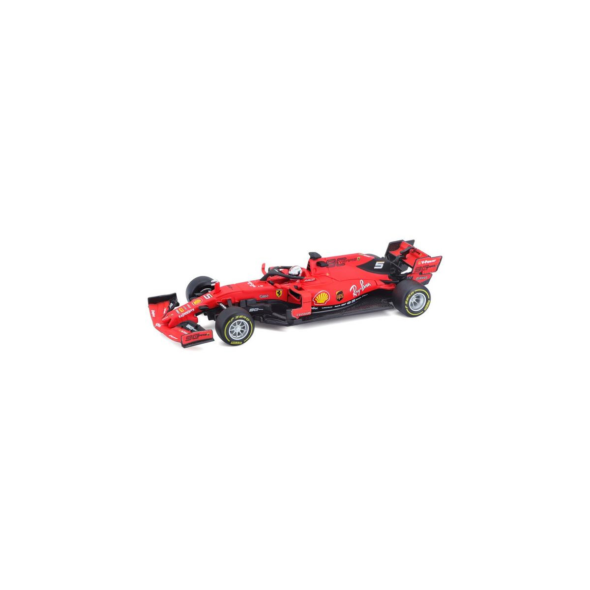 Bburago Signature Ferrari SF90 #5 Vettel BUR-BB18-36814V