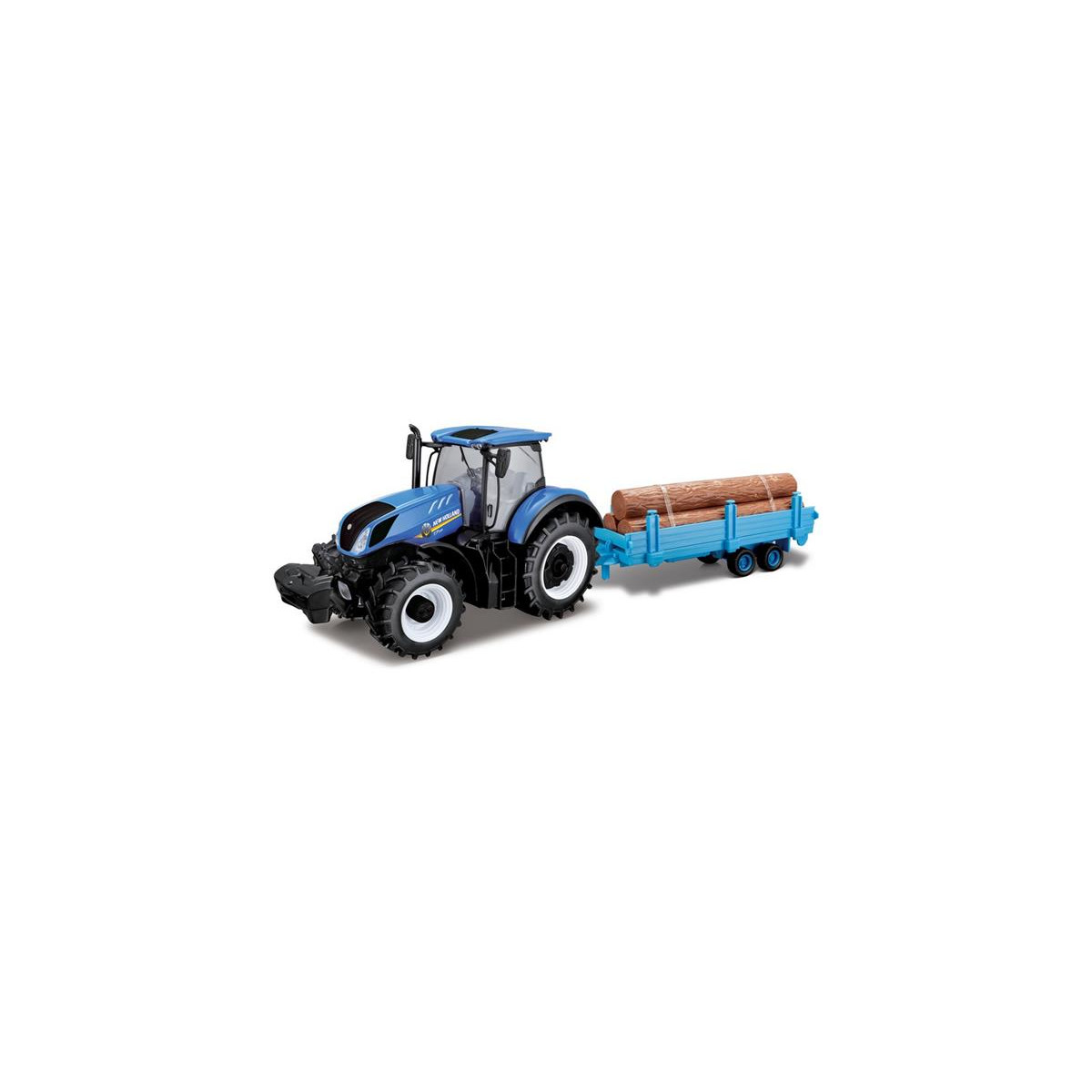 Bburago New Holland T7.315 1:32 mit Holz BUR-BB18-44068