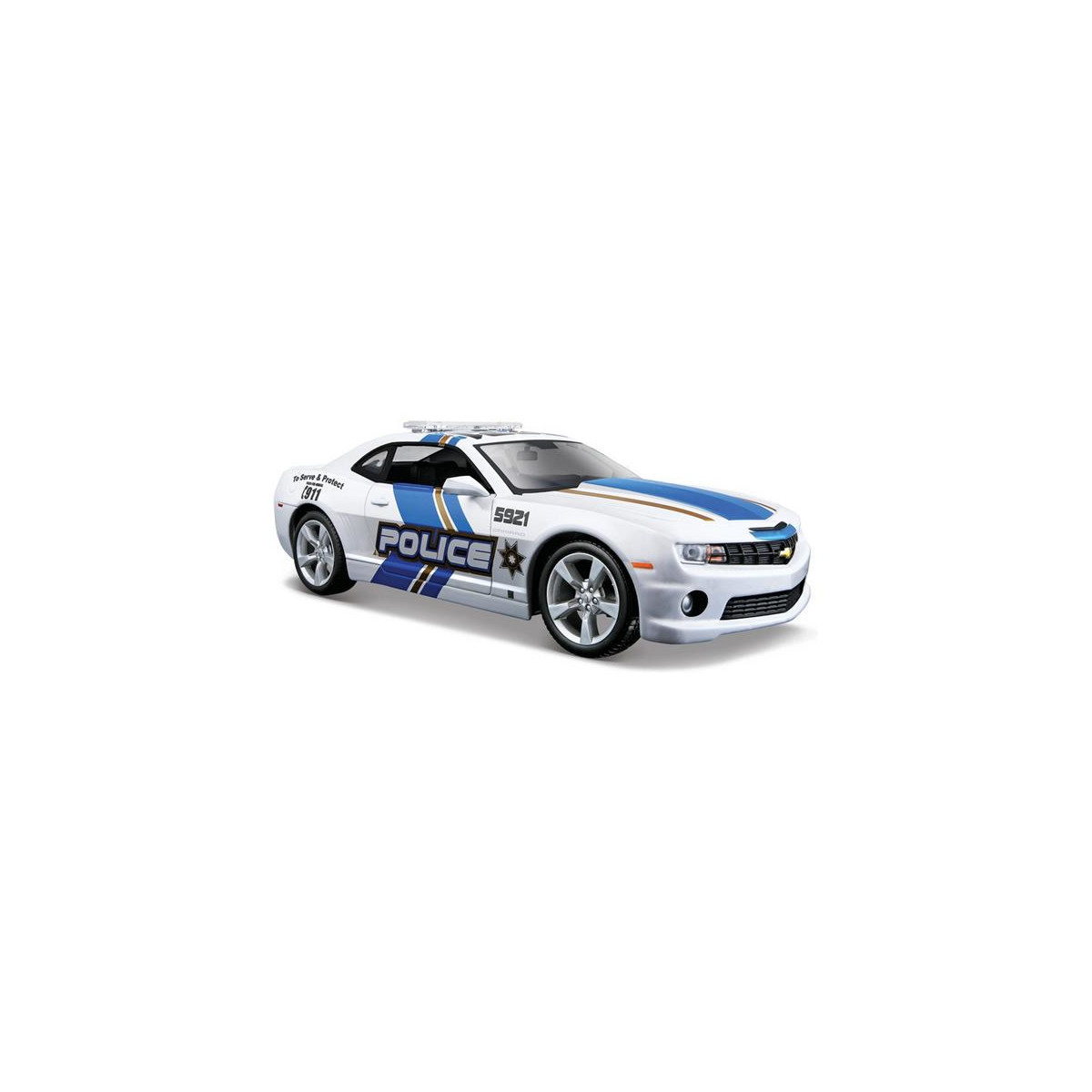 Maisto Chevrolet Camaro SS 2010 1:24 weiß MAI-MA-31208