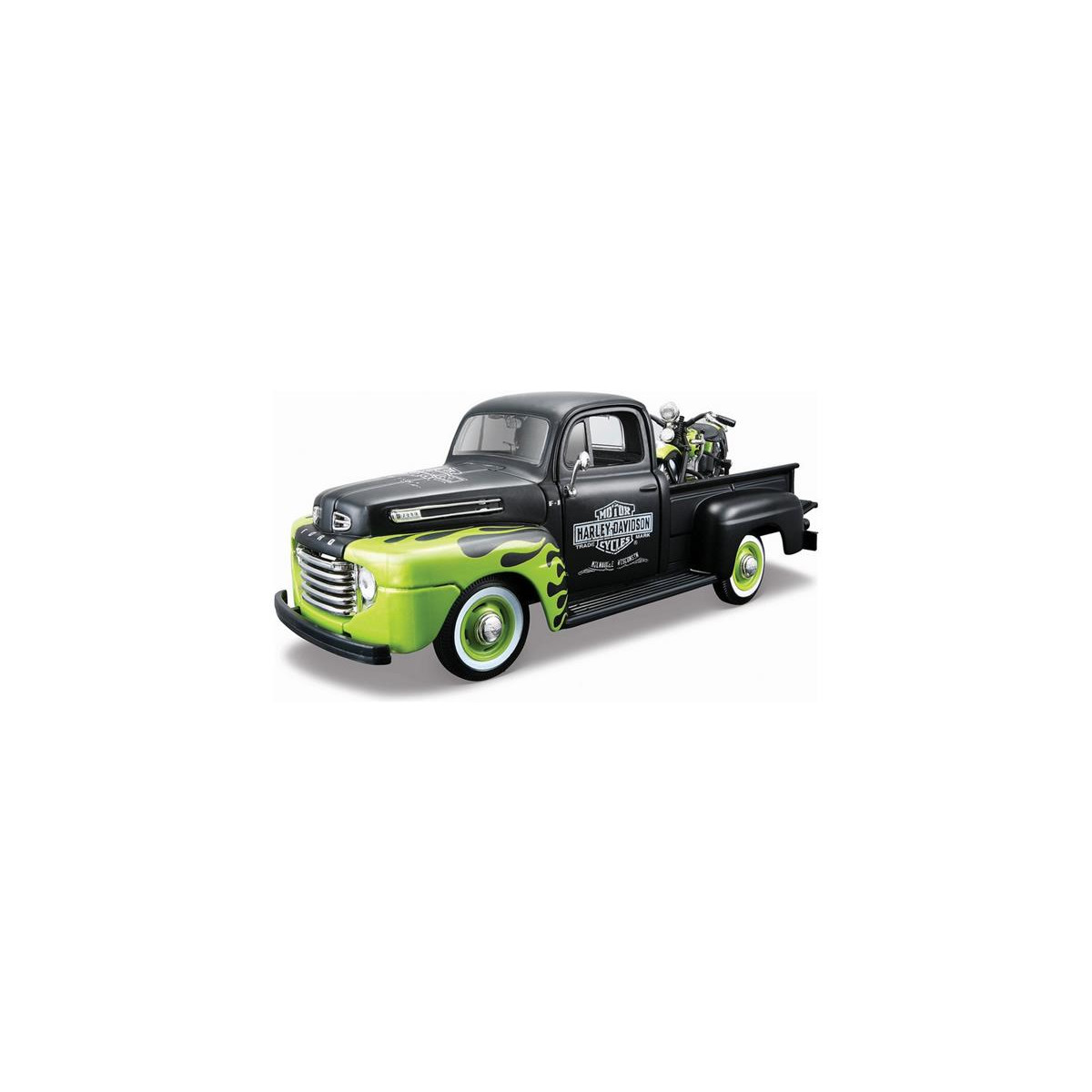 Maisto Ford F-1 Pickup 1948 mit FL Panhead 1948 1:24...