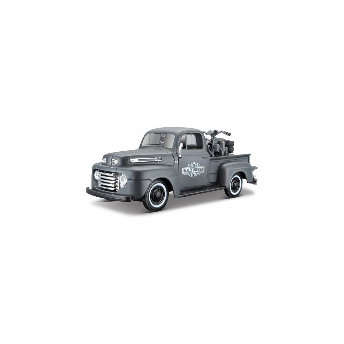 Maisto Ford F-1 Pickup 1948 mit WLA Flathead 1942 1:24...