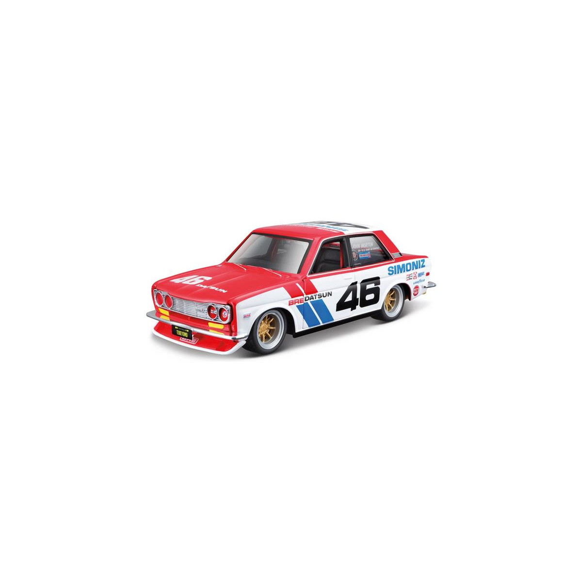 Maisto BRE Datsun 510 Tokyo Mods 1:24 Rot MAI-MA-32532