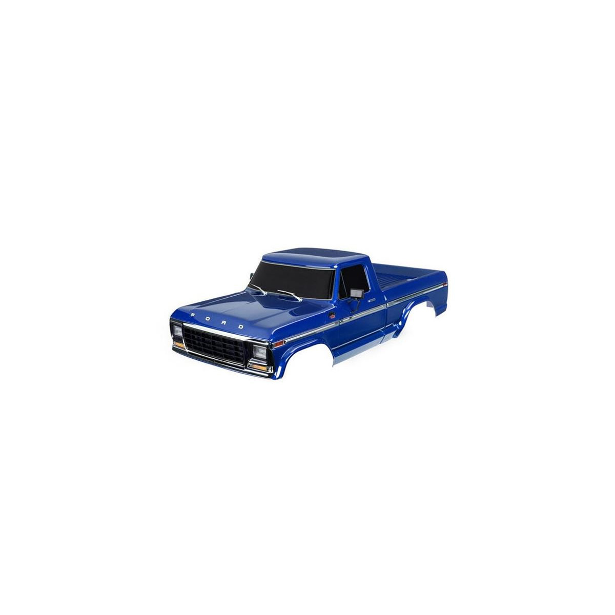 Traxxas Karosserie 1979 Ford F-150 blau mit Anbauteilen...