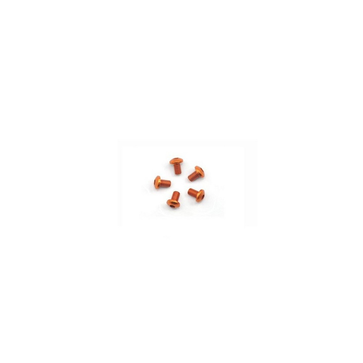 Arrowmax Alu Screw Allen Roundhead M3X5 Orange (7075) (5)...