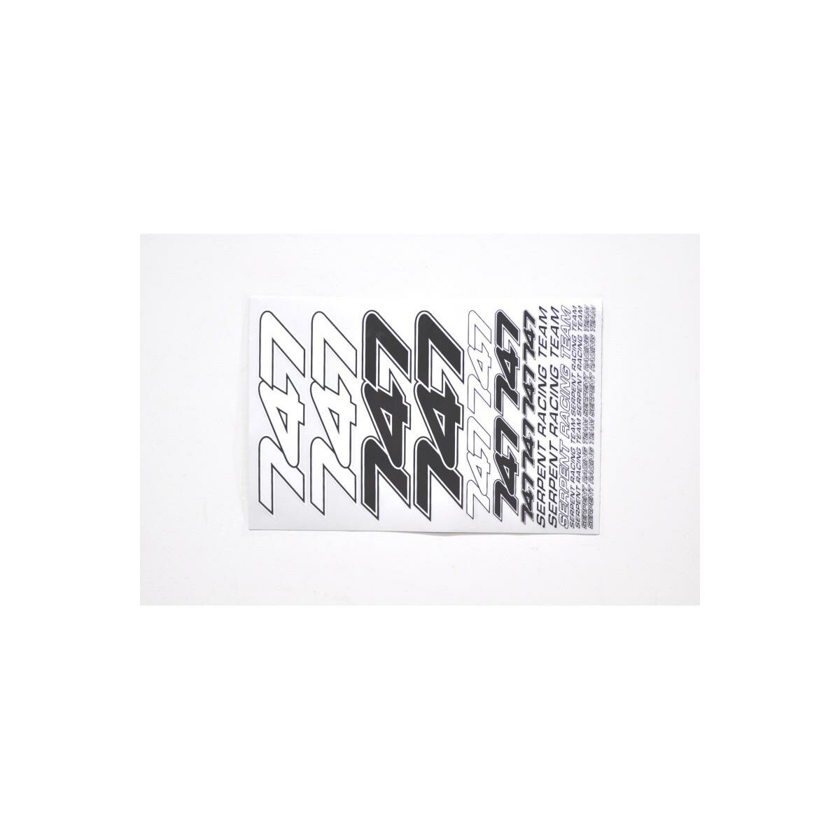 Serpent | Decal sheet 747 black/white (2) SER804297