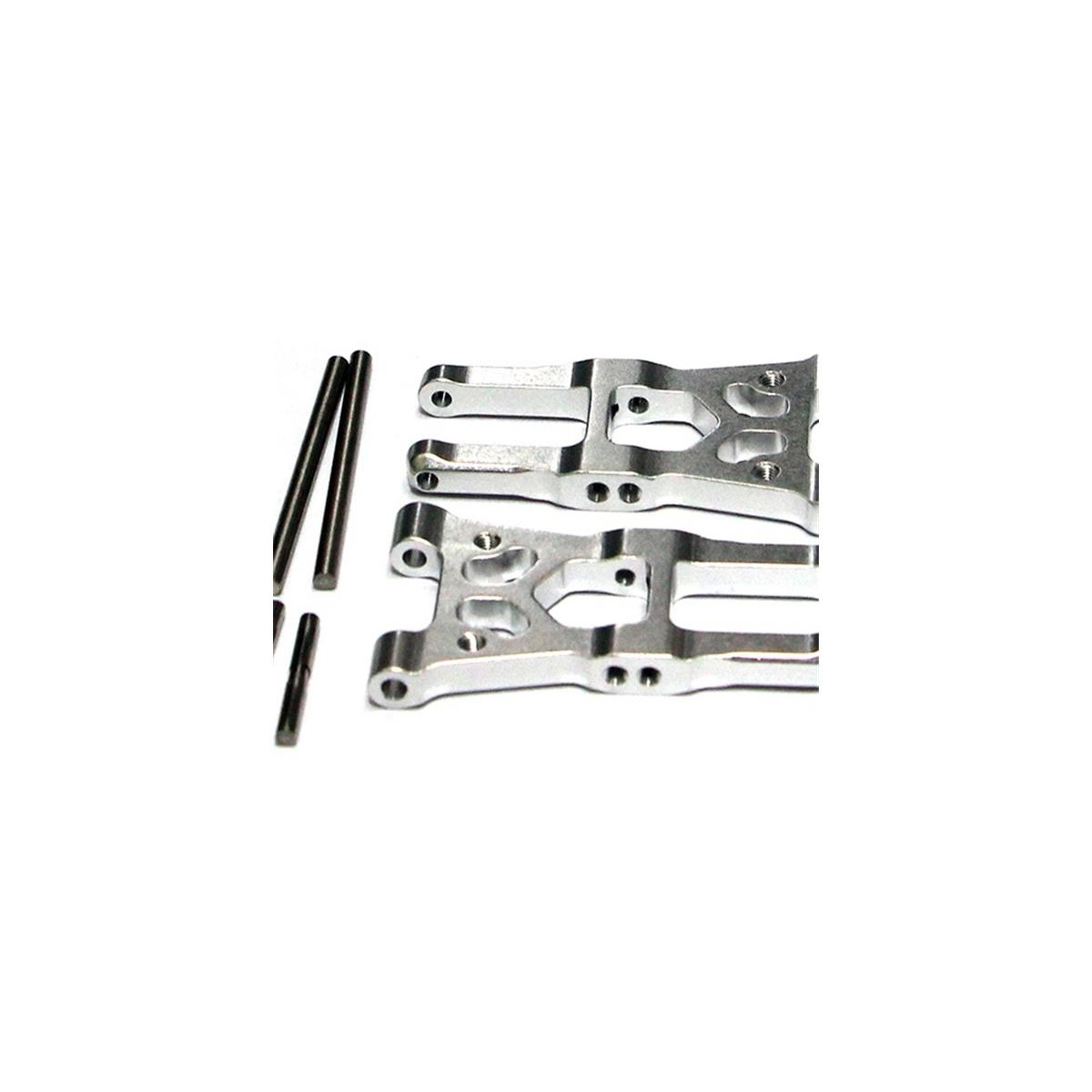 Boom Racing Aluminium Front Arm - 1 Pair Silver for...