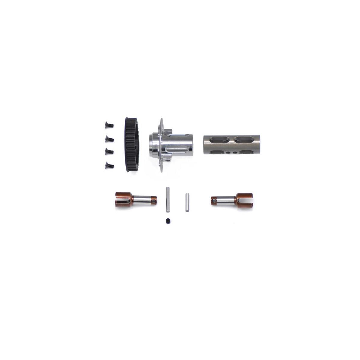 Serpent | Solid axle set front alu SER804374