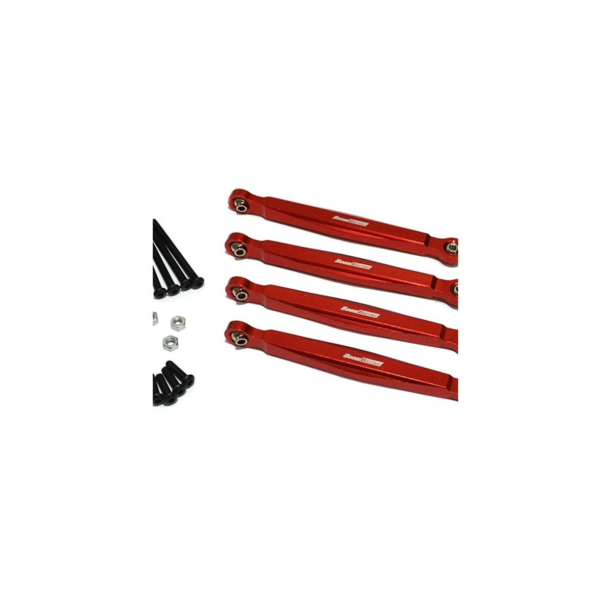 Boom Racing Aluminium Upper Linkage (4) Red for Gmade R1...